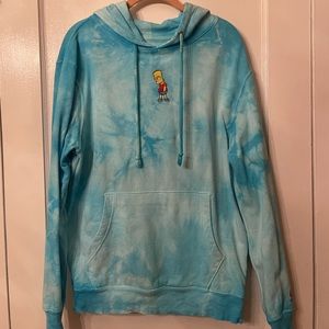 Bart Simpson Tie Dye Hoodie